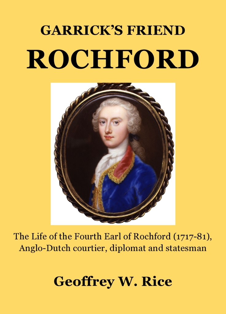 The Life of the Fourth Earl of Rochford (1717-1781): Eighteenth Century British Courtier, Diplomat and Statesman (Lewiston, New York: Edwin Mellen Press, 2010), 2 vols, 766 pp ISBN 978-0-77341-3009